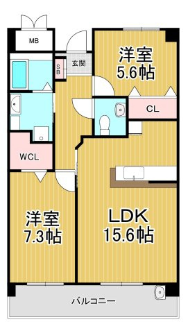 ベヌスタ　ル　ロッチェの間取り