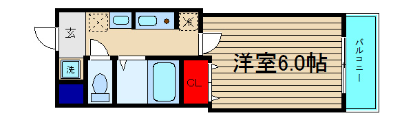 フィレンツェ船場南の間取り