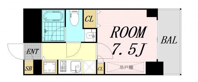 TAT LYON TIMBER TOWN 仲介手数料無料の間取り
