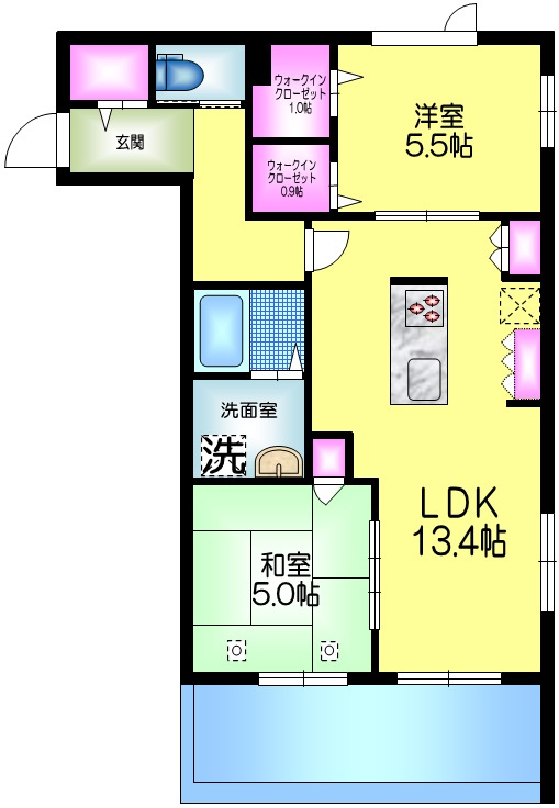 Ｌｅ　Ｃｉｅｌの間取り|★使い勝手の良い間取り★