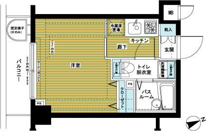 フェニックス新橋の間取り