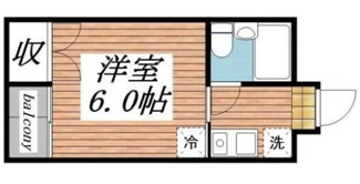 【間取り】 | コーポサンフラワー | 間取りです。