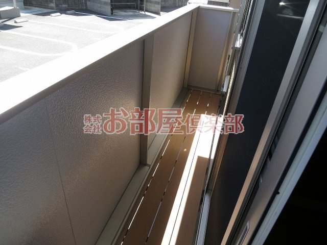 プランドール A棟のバルコニー|※別号室のお写真です