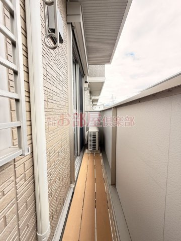 プランドール A棟のバルコニー|※別号室のお写真です