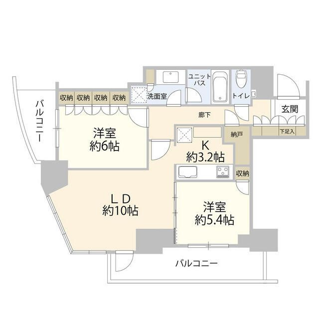 パークコート乃木坂ザタワー（０００６１０９）の間取り
