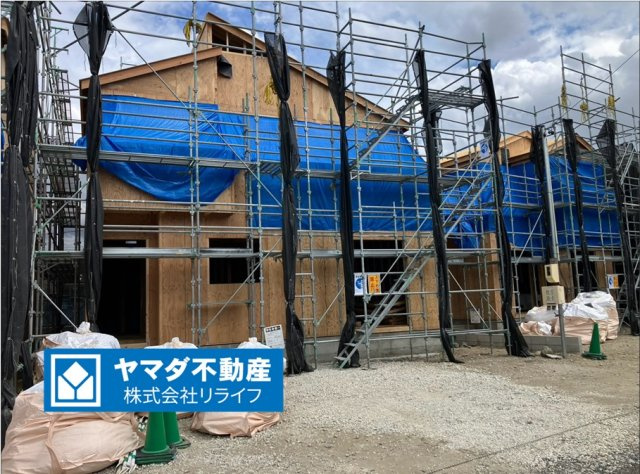 グラファーレ　江南市東野町新田　全3区画分譲の外観|「現地（2026年7月26日）撮影」　
■全体写真　
■ヤマダ不動産　株式会社リライフ　