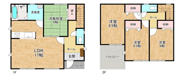 リーブルガーデン西脇市西脇17期　１号棟