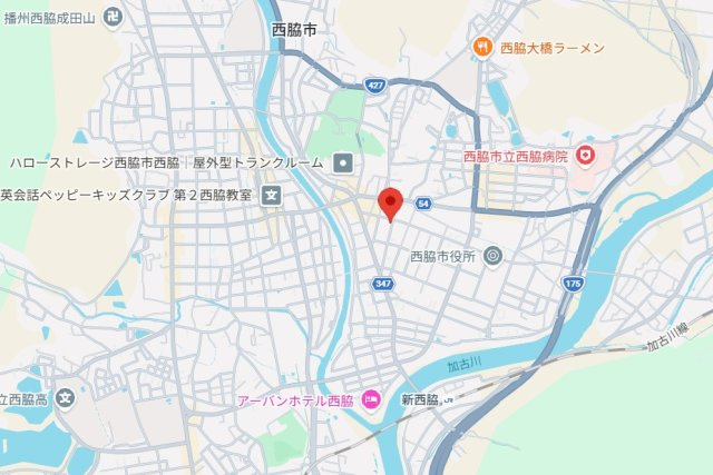 リーブルガーデン西脇市西脇17期　１号棟の地図
