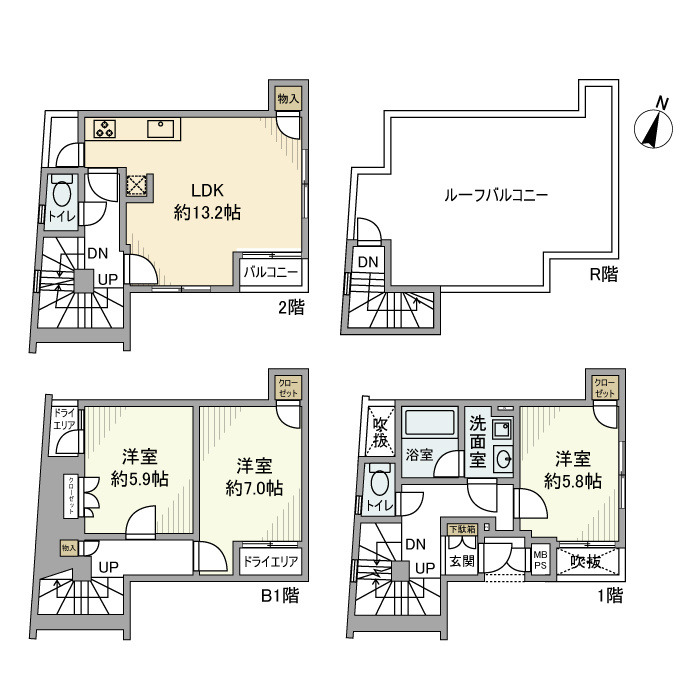 ラビ代々木上原の間取り