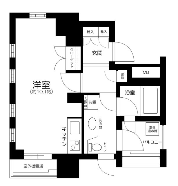 シティハウス代々木の間取り