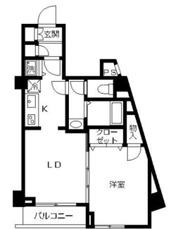 【間取り】 | スカイコート蒲田第７ | 間取りです。