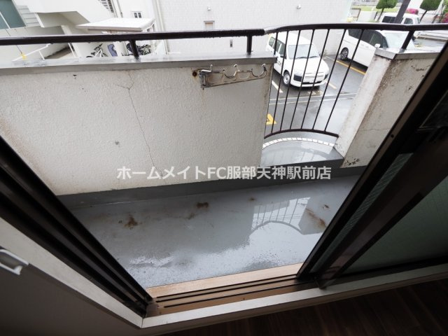 プレアール中桜塚のバルコニー