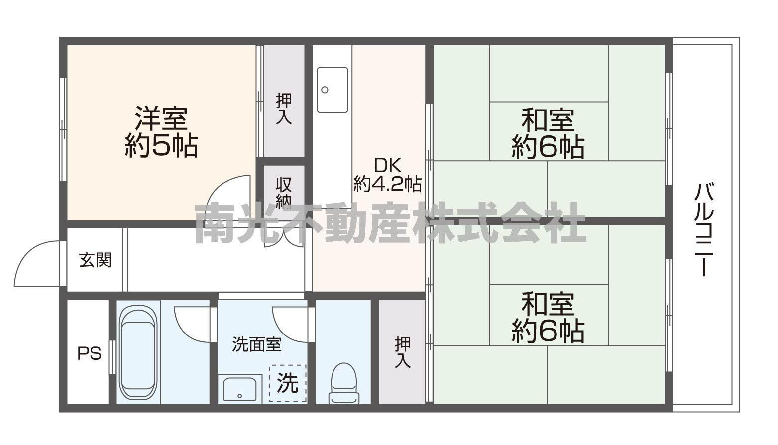エステマール弥刀の間取り