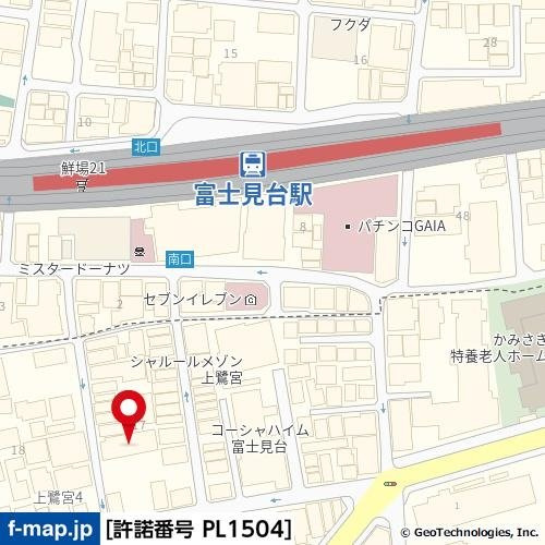 ホワイトキャッスル上鷺宮の地図