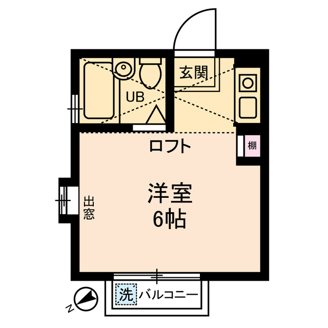 スカイコーポラスの間取り