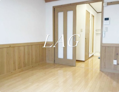 【居間・リビング】 | コーポ峰 | 洋室のお部屋です。