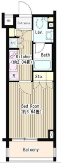 【間取り】 | タキミハウス西早稲田 | 間取りです。