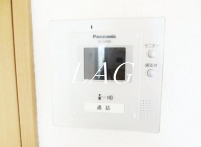 【セキュリティ】 | ソレイユ東山 | モニター付きインターホンです。