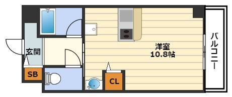 ラナップスクエア南森町NEXTSTAGEの間取り