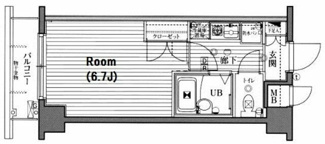 【間取り】 | ガラ・ステージ西新宿 | 間取りです。