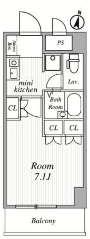 プレサーブ・Kの間取り|同建物内、別のお部屋の参考写真になります