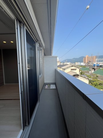 D-Room南小路のバルコニー