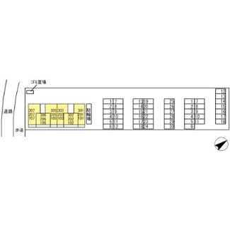 【区画図】 | (仮称)D-ROOM八代市西片町18PJ 