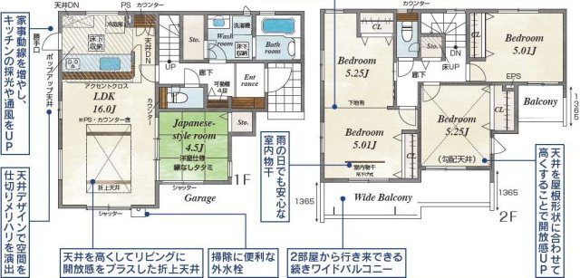 【間取り】 | 桶川市　末広3丁目6期 | 1号棟