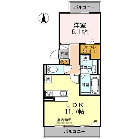アイエス　浮島の間取り