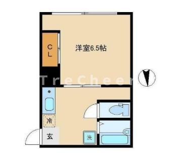 【間取り】 | コーポ峰