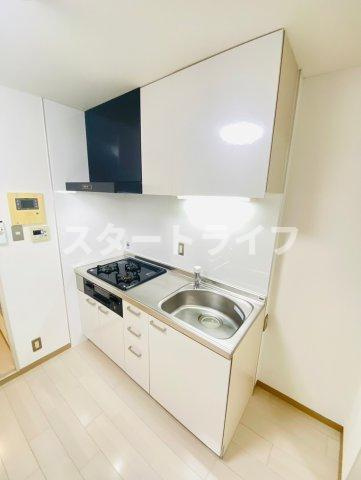 大阪市淀川区西中島３丁目の賃貸マンションのキッチン