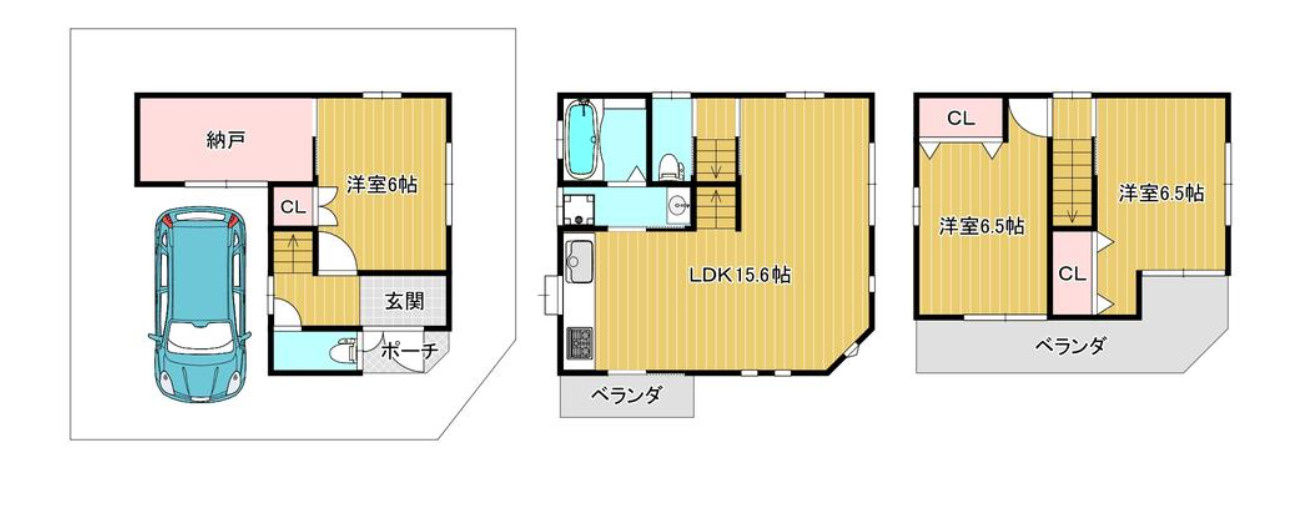 末広町　中古戸建　2398の間取り