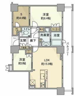【間取り】 | プラウドタワー武蔵浦和ガーデン | 間取りです。