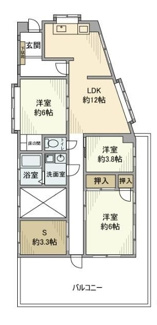 【間取り】 | 大日野ハイツ | 間取りです。