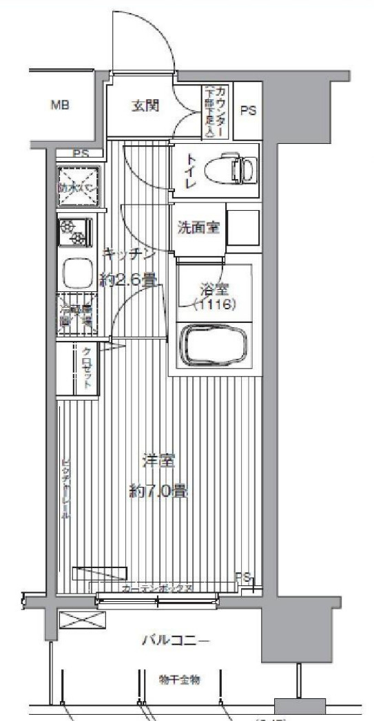 センテニアル王子神谷の間取り