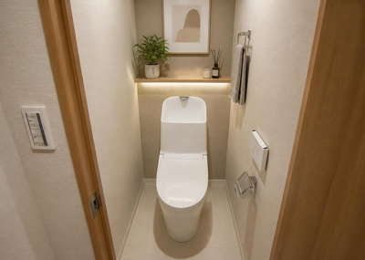 【トイレ】 | 藤和南町田ハイタウン | トイレは大きさや形、機能、抗菌性などが異なる多種多彩なタイプが各メーカーから出ています。それぞれに良さがあるため、事前にどういったタイプのトイレがいいのかをご家庭内で決めて、内見に行くといいでしょう。
