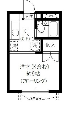 メゾン・ド・ルルスの間取り|間取りです。