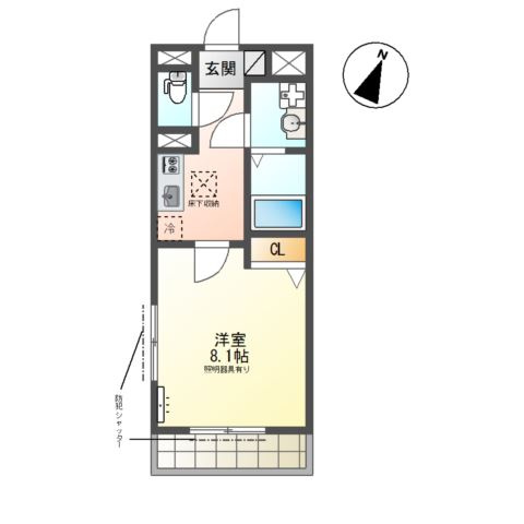 クラルテの間取り
