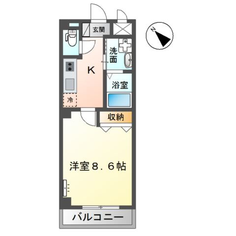 プランドール上中里の間取り
