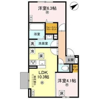 【間取り】 | DーROOM 西矢倉 | お部屋の間取りです