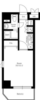 【間取り】 | ＡＱＵＡ　ＰＲＩＭＥ　ＴＯＷＥＲ　ＯＳＨＩＡＧＥ | 間取りです。