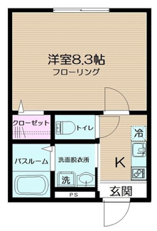 【間取り】 | シャトレバレ町屋 | 間取りです。