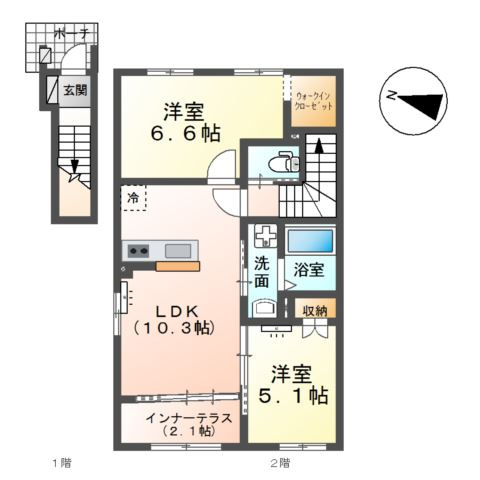 ベルスーズの間取り