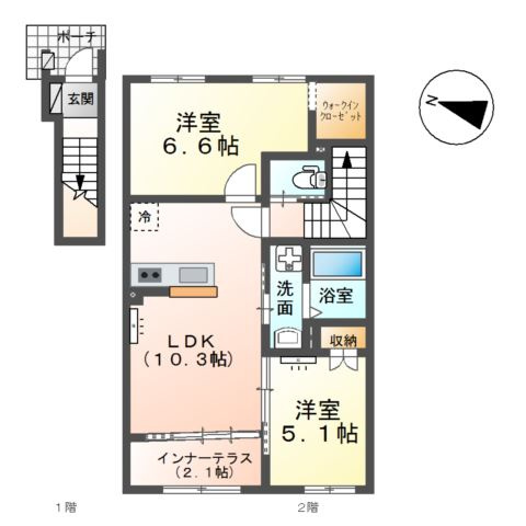 ベルスーズの間取り