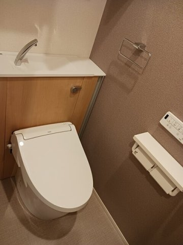 サンリット　ヒルのトイレ|落ち着いた色調のトイレです