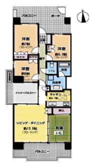 【間取り】 | オラリオン　サイト　４番館 | 間取りです。
