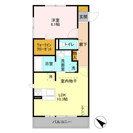 【間取り】 | クレール原新町