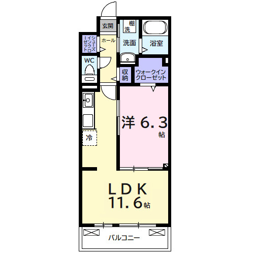 リバーサイドⅡの間取り
