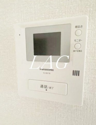 【セキュリティ】 | 第二若木コーポ | モニター付きインターホンです。