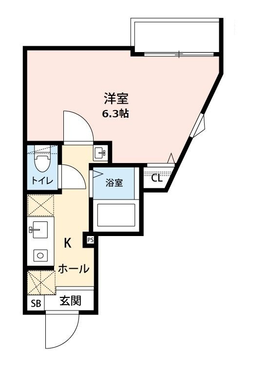 グランクオール赤塚の間取り|間取りです。